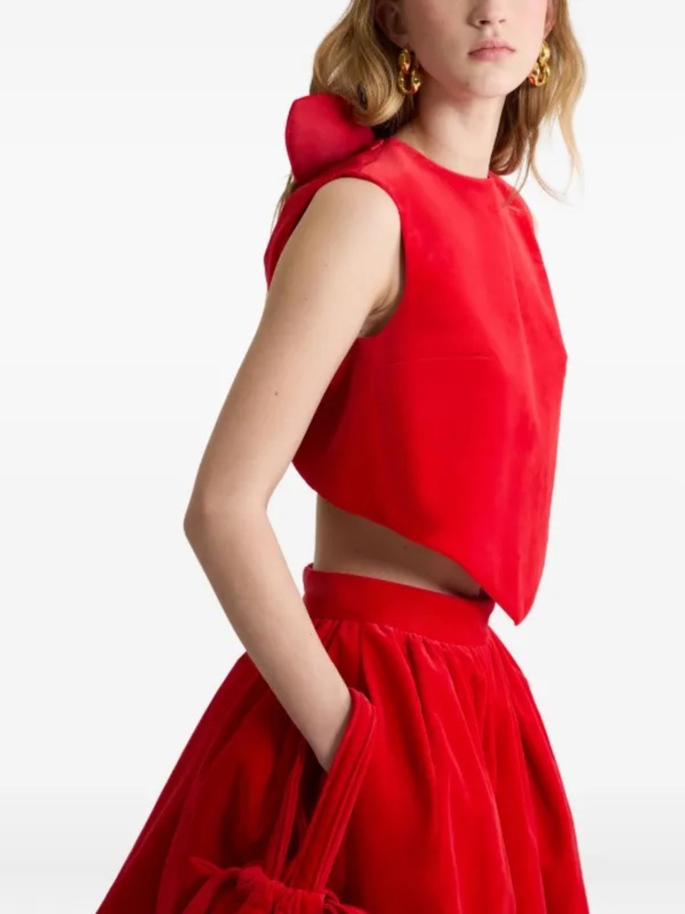 Patou
bow-detail sleeveless top - Picture 4 of 5